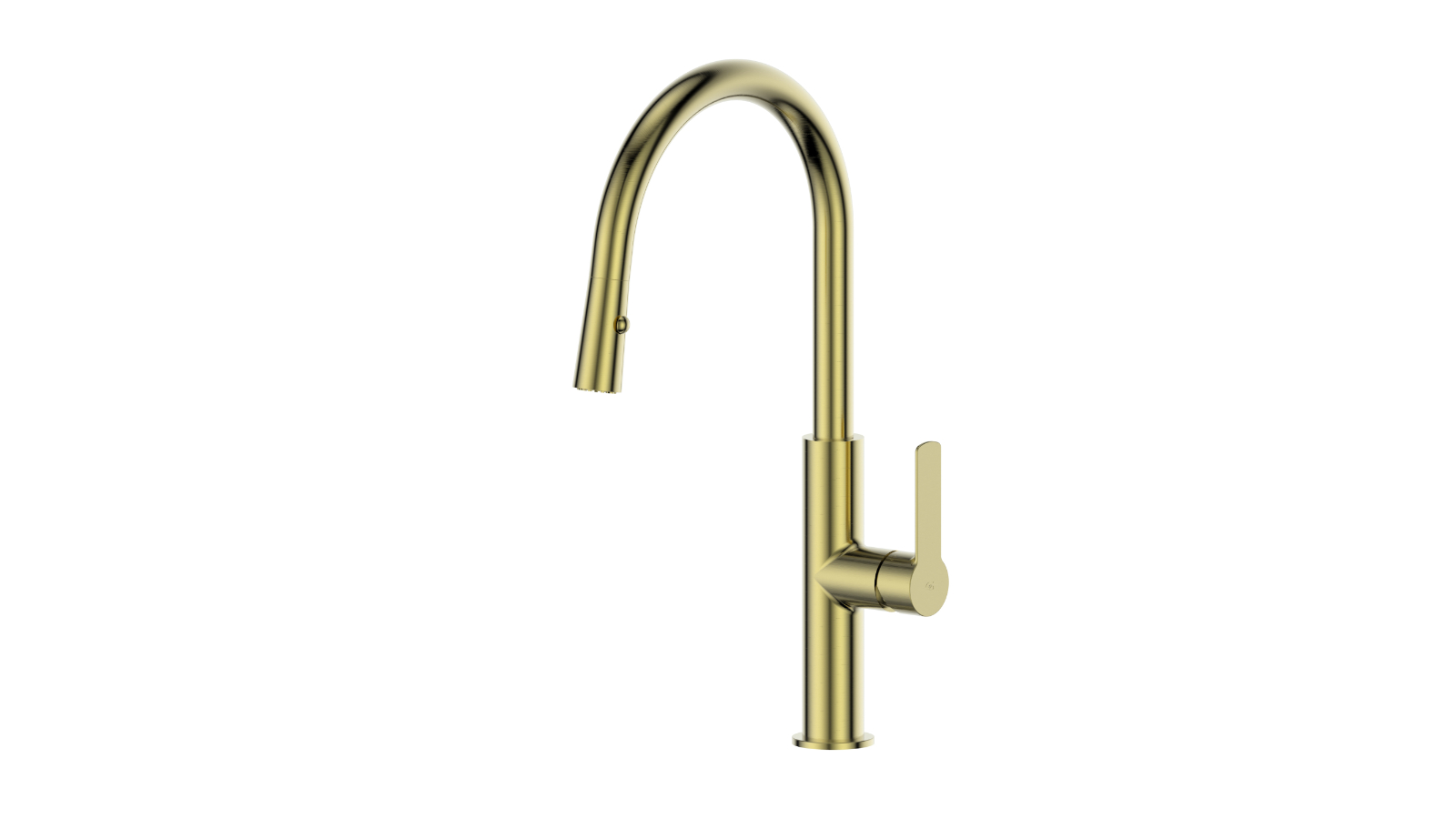Greens Astro II Pull Down Sink Mixer - Brushed Brass