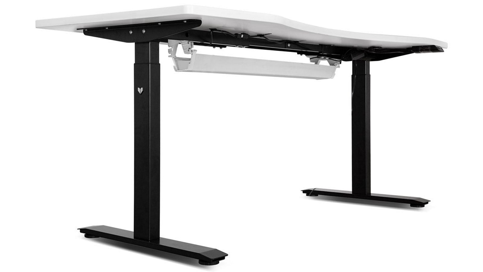 Lifespan Fitness 150cm Automatic Standing ErgoDesk with Cable Management Tray - White