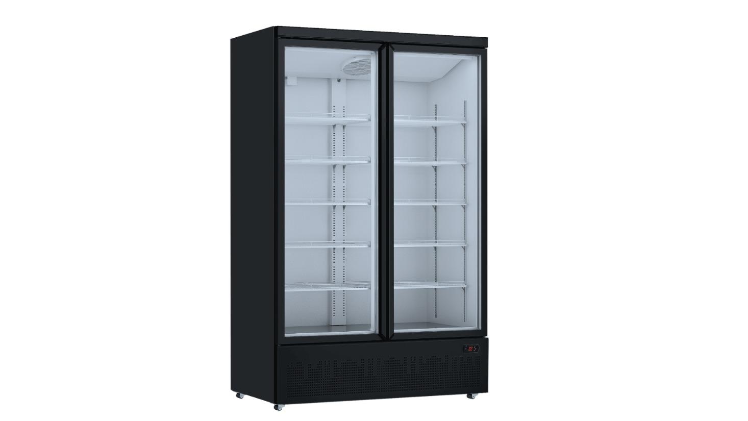 Thermaster LG-1000BGBM Commercial Double Door Supermarket Fridge