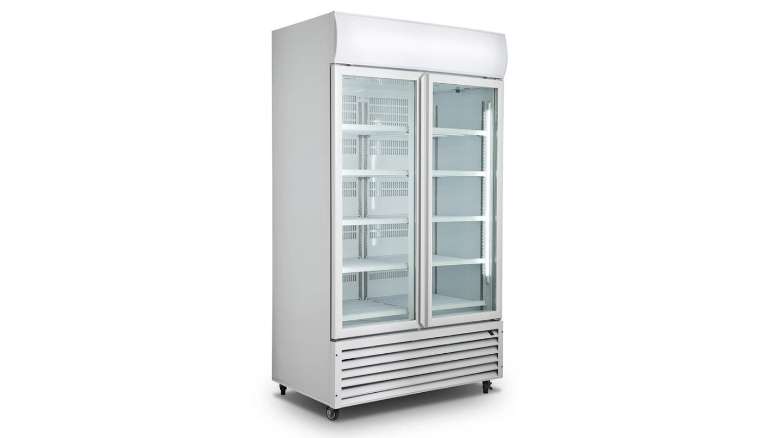 Thermaster  LG-1200GT Commercial Double Glass Door Colourbond Upright Drink Fridge