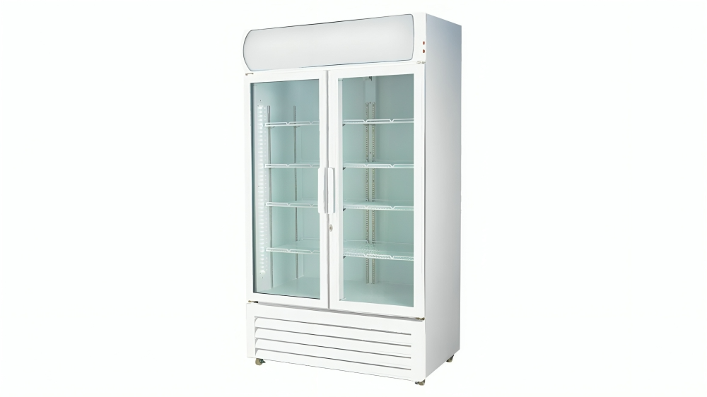 Thermaster LG-1200P Commercial Large 2 Glass Door Colourbond Upright Drink Fridge