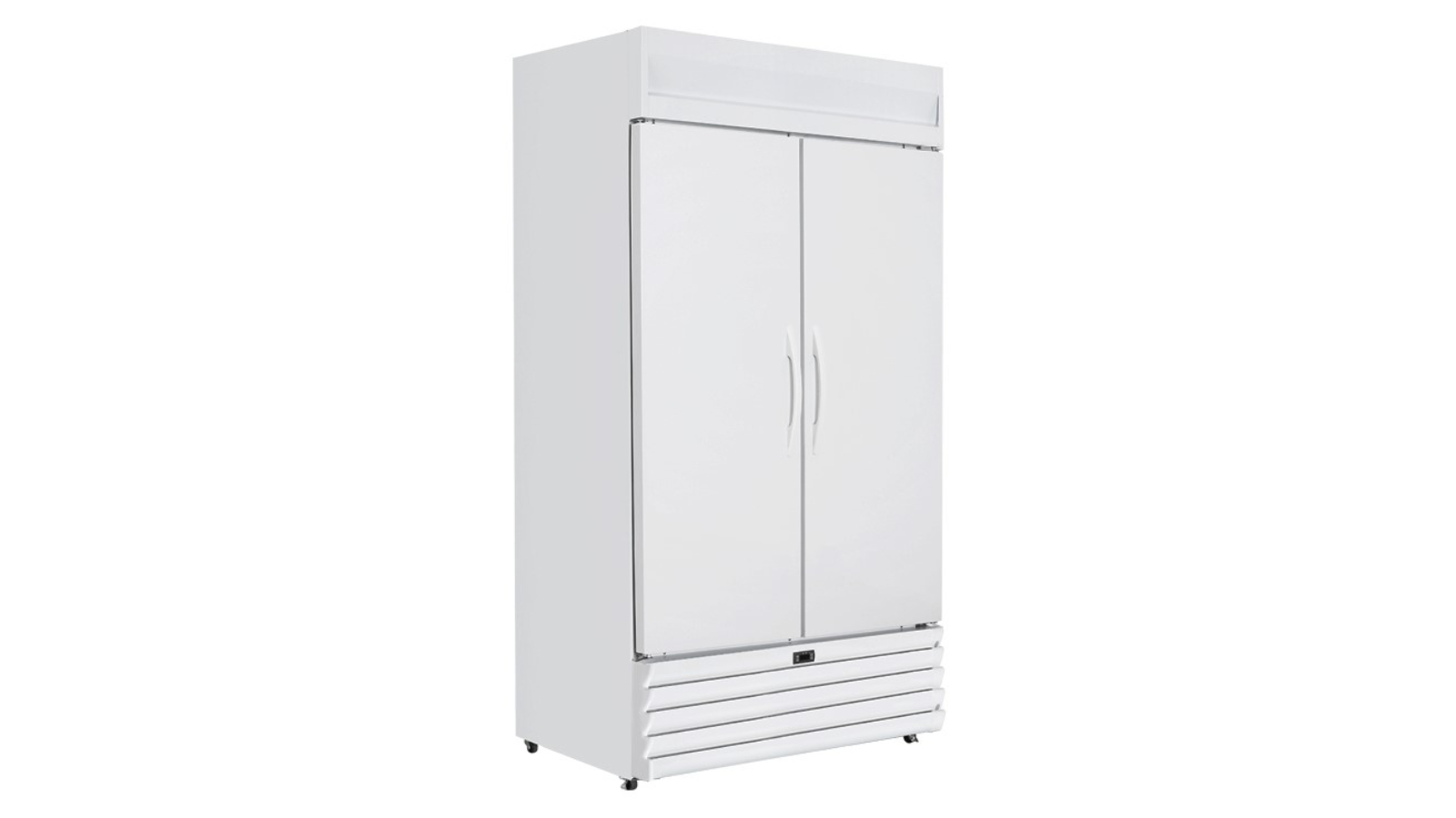 Thermaster Double Door Solid Upright Fridge White Harvey Norman