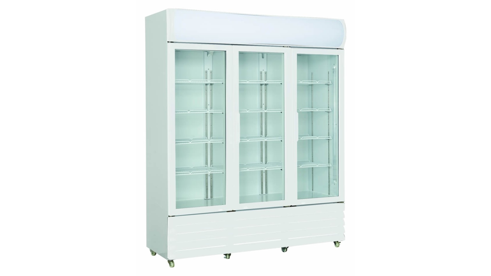 Thermaster Commercial Three Glass Door Colourbond Upright Drink Fridge