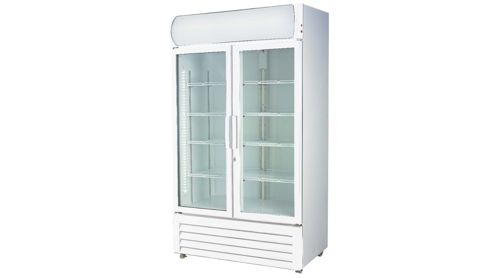 F.E.D Commercial Two Glass Door Colourbond Upright Drink Fridge - 1000 Litre