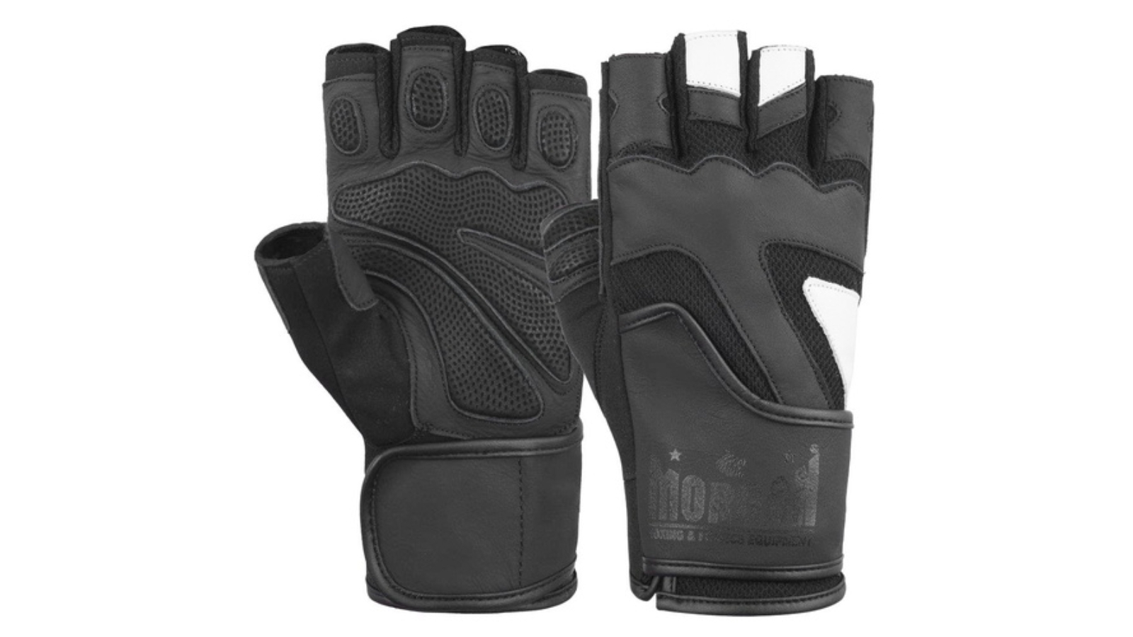 Morgan Sports Morgan B2 Bomber Leather Weight Gloves (Black) - Large