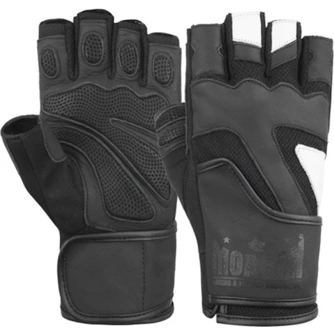 Morgan Sports Morgan B2 Bomber Leather Weight Gloves (Black) - Large