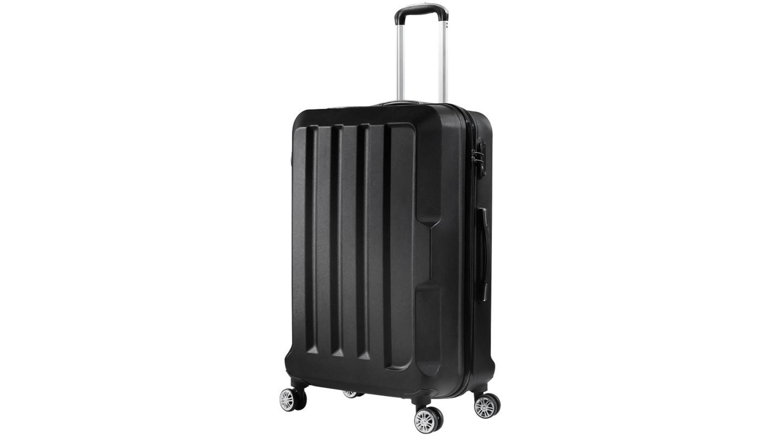 Slimbridge Black Lightweight Travel Luggage Suitcase - 20inch