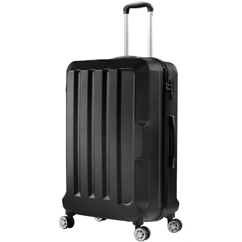 Slimbridge Black Lightweight Travel Luggage Suitcase - 20inch