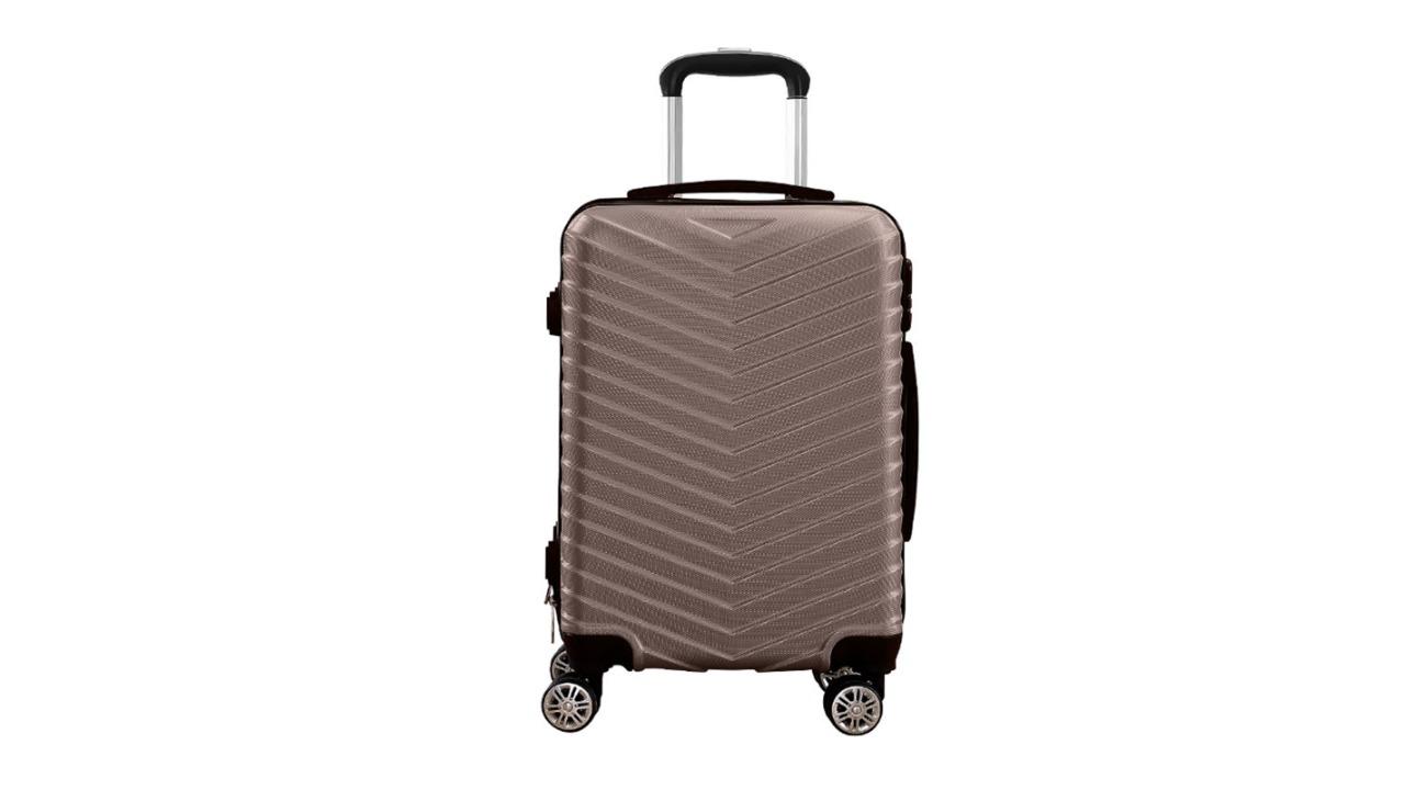 Slimbridge 20inch ABS Carry-On Luggage - Coffee