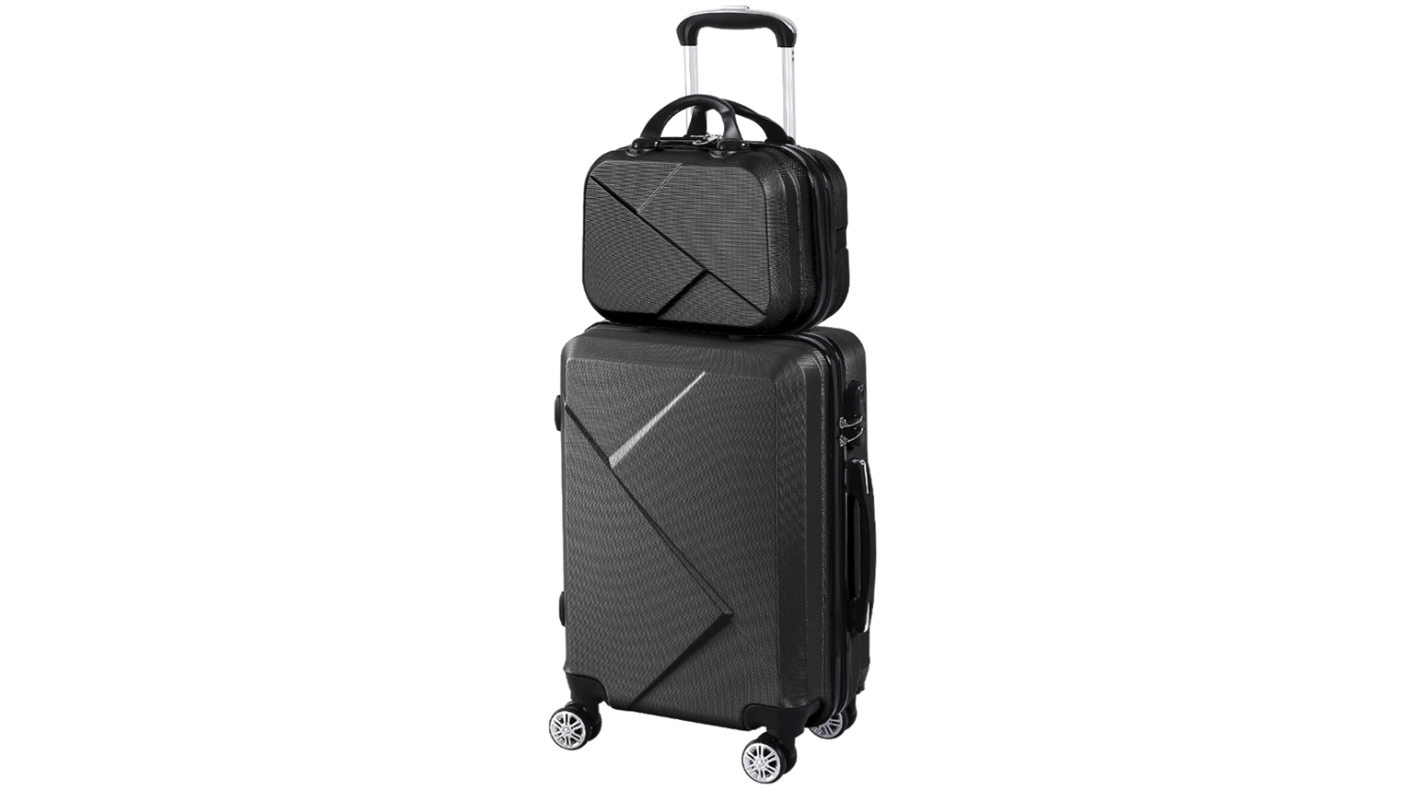 Slimbridge 2 Piece Luggage - Black