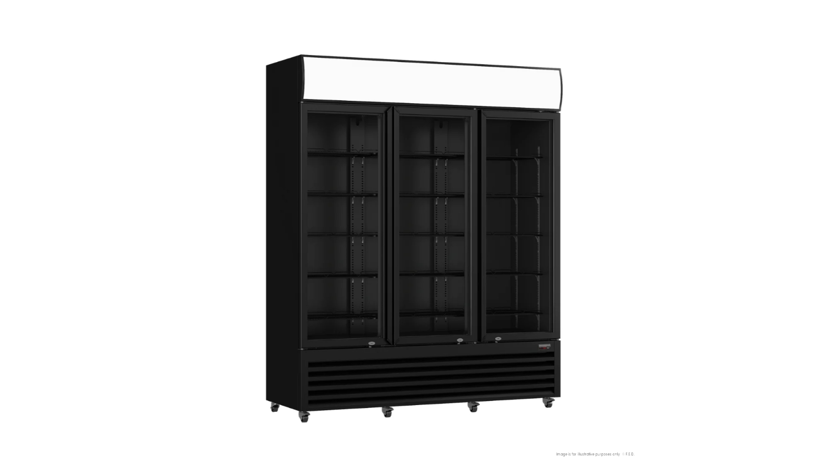 Thermaster LG-1203BP Commercial 3 Glass Door Colourbond Upright Drink Fridge