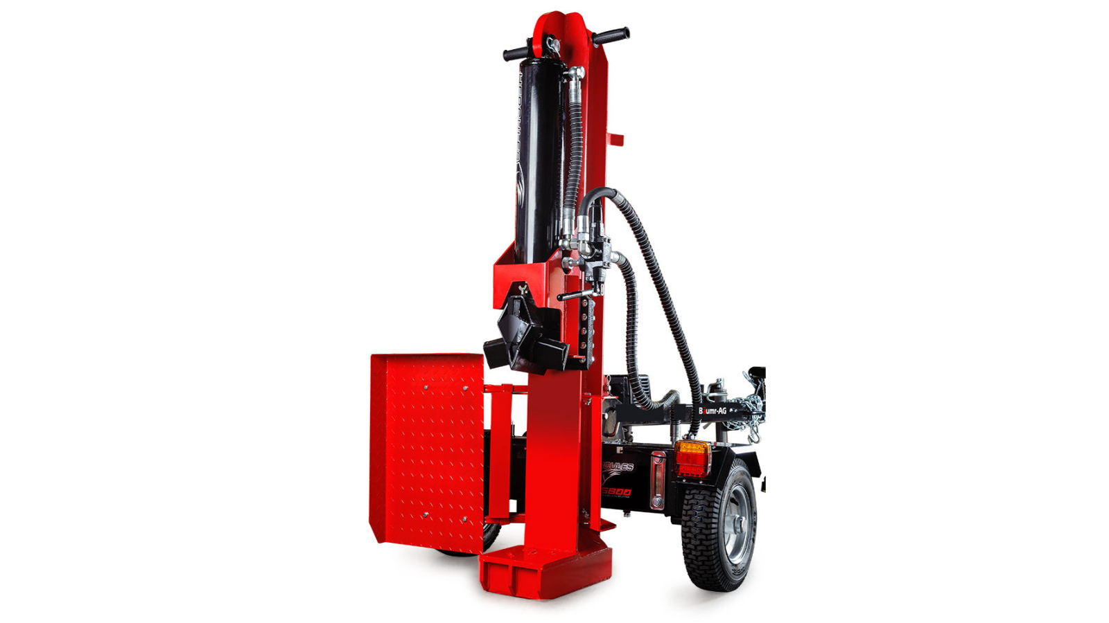 Baumr-AG 60 Ton Diesel Log Splitter Heavy-Duty Hydraulic Fire Axe 4-Stroke Engine
