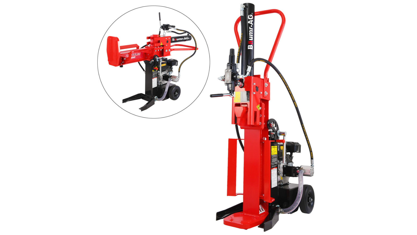 Baumr-AG 20 Tonne Petrol Hydraulic Log Splitter