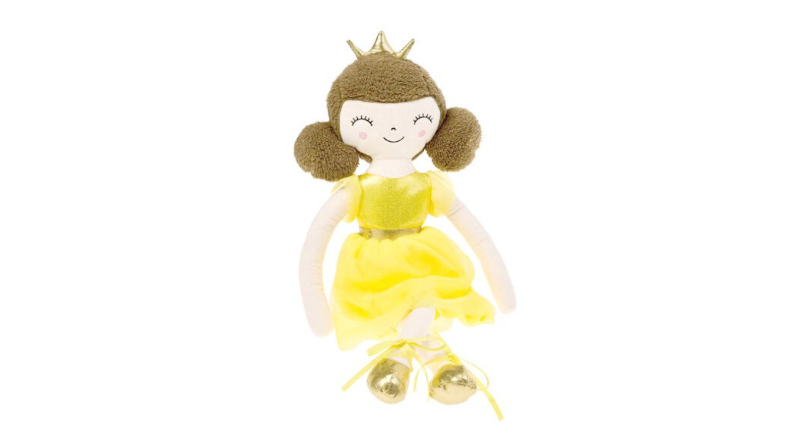 Linen House Kids 64 x 38cm Princess Penelope Plush Toy - Yellow