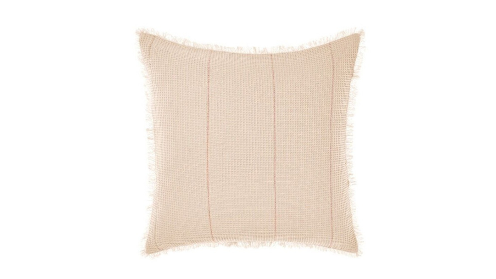 Linen House 65 x 65cm Galicia Blue/Sand Cotton European Pillowcase