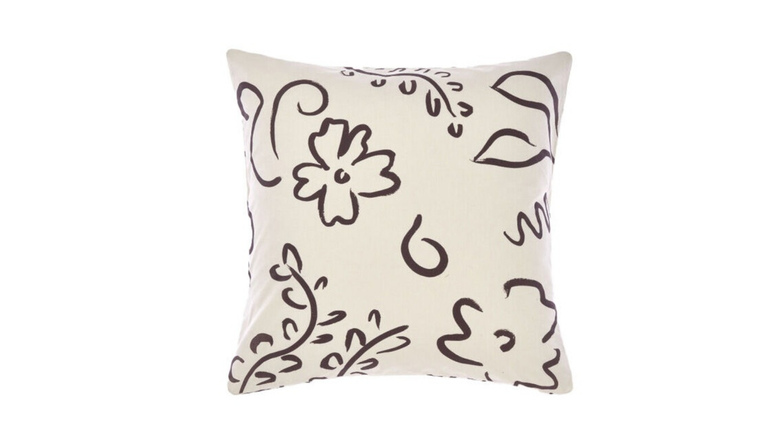 Linen House 65 x 65cm Kenzi Vanilla Bedroom Cushion European Pillowcase