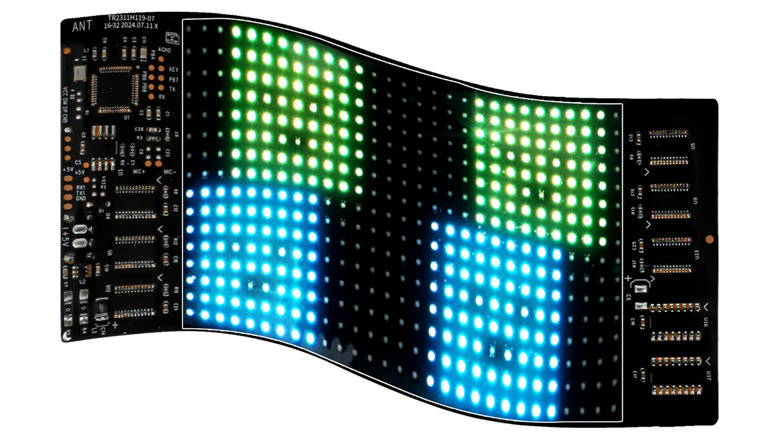 Emitto Programmable LED Matrix Panel Car Sign - 16 x 32inch