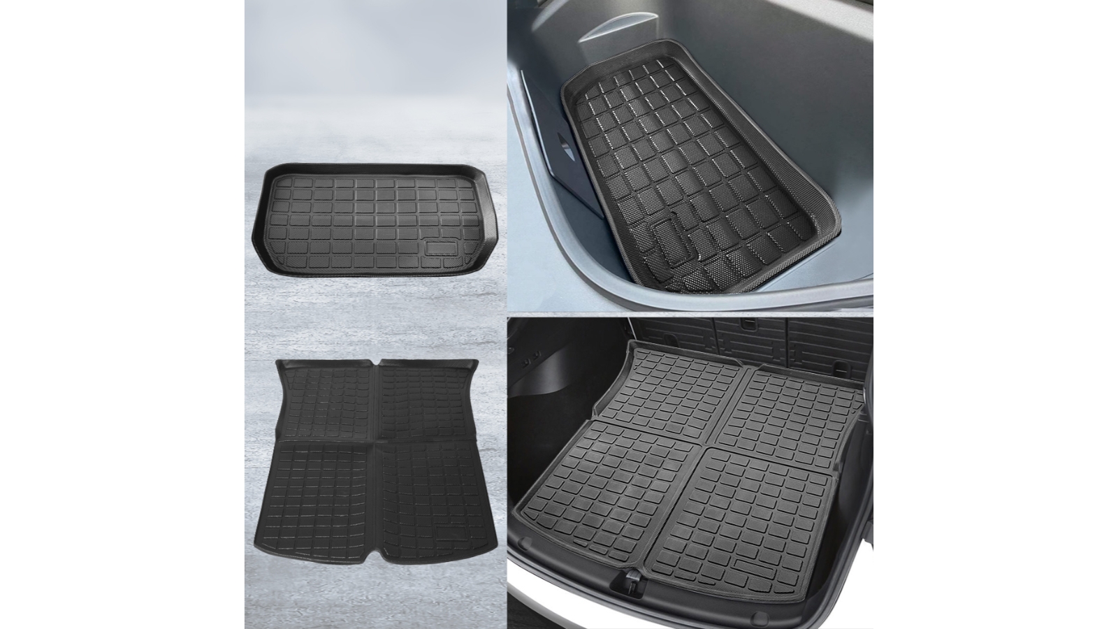 Manan Tesla Model Y Front and Rear Trunk Car Mats Harvey Norman