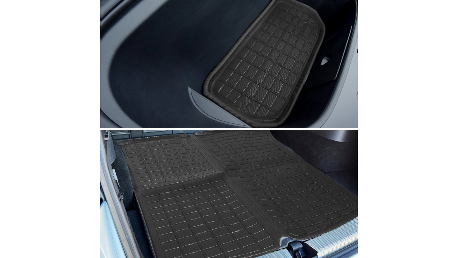 Manan Tesla Model Y Front and Rear Trunk Car Mats Harvey Norman