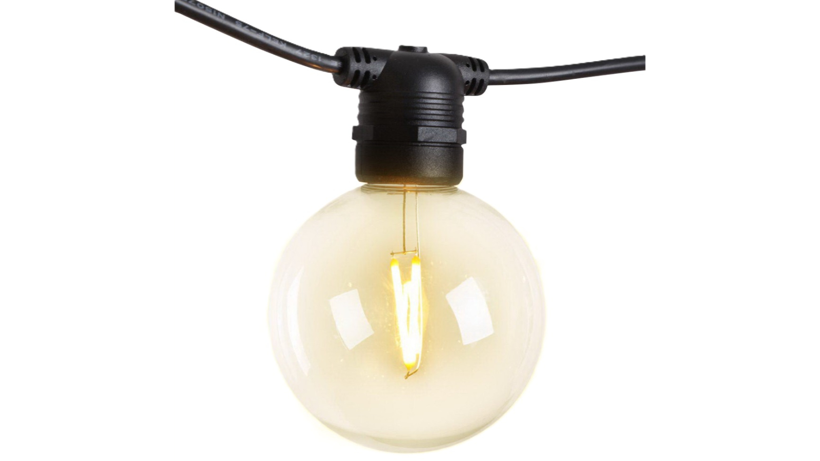 YS 50metre 50 Bulbs LED Festoon String Light Kit | Harvey Norman