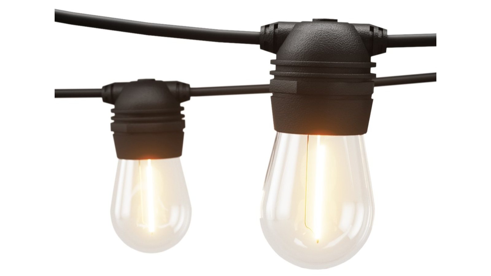 Jingle Jollys Outdoor Solar Christmas Party Festoon String Light - 95metre