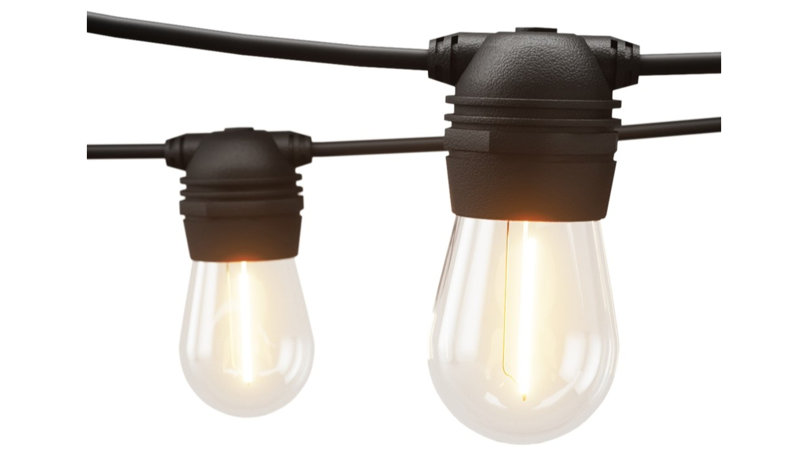 Jingle Jollys Christmas Party Solar Outdoor LED Festoon String Light - 86metre
