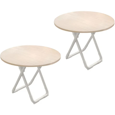 Soga 2 Piece 80cm Versatile Use Table - Light Wood
