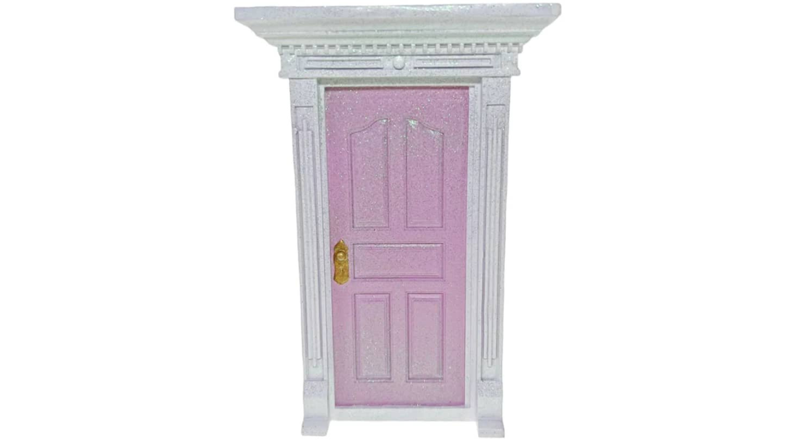Cotton Candy Glitter Secret Fairy Door - Light Pink