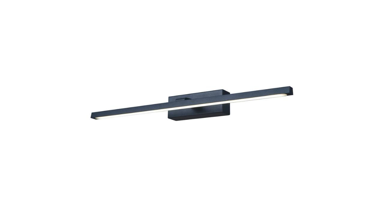 LINEAL Interior Tri-CCT Dimmable Linear Black Frosted Diffuser Wall Light L53cm