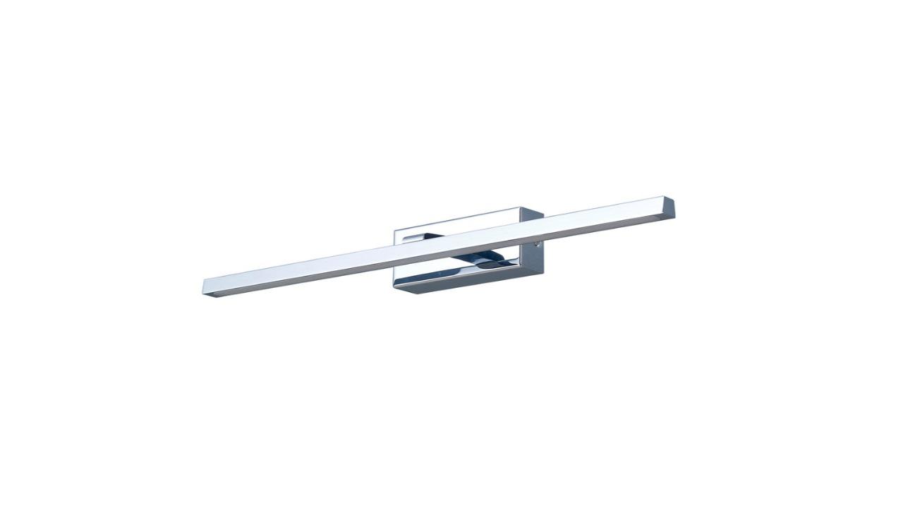CLA Lighting Lineal Linear Chrome Frosted Diffuser Tri-CCT Dimmable Interior Wall Light - 69.5cm
