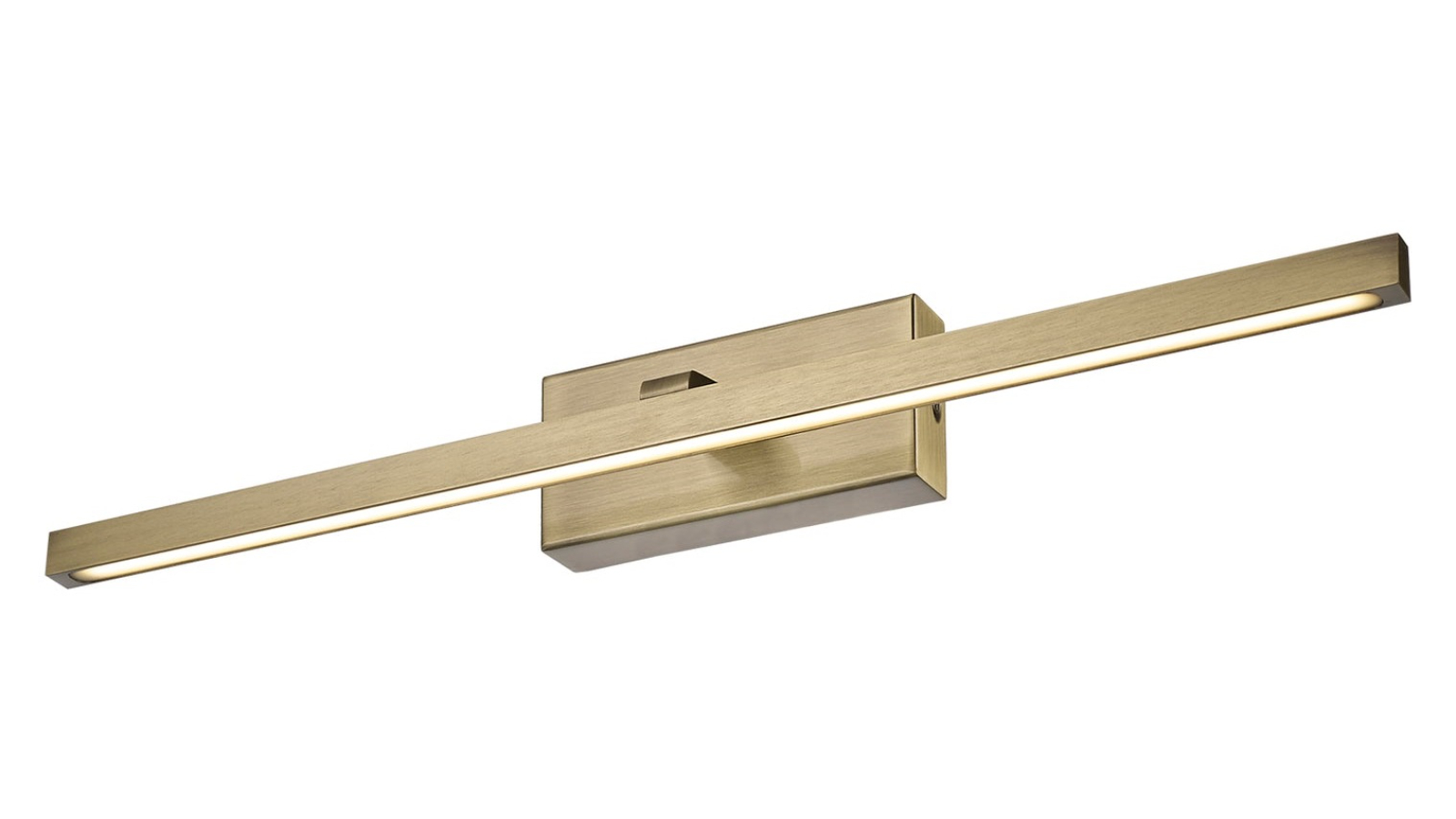 CLA Lighting Antique Brass Lineal Interior Linear Vanity LED Wall Light - 6.95cm