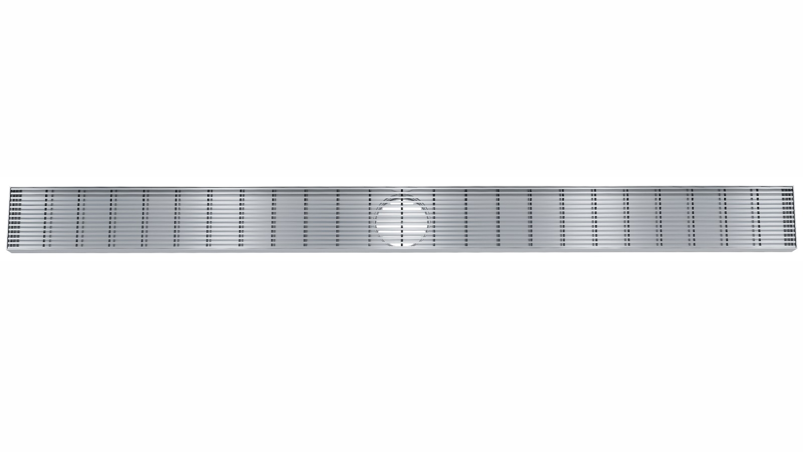 Linsol EzyFlow 1200 Linear Heelguard Channel Grate - Brushed Stainless