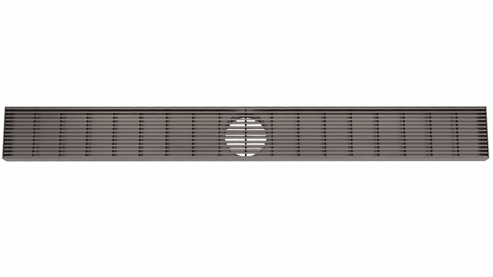 Linsol EzyFlow 900 Linear Heelguard Channel Grate - Gunmetal
