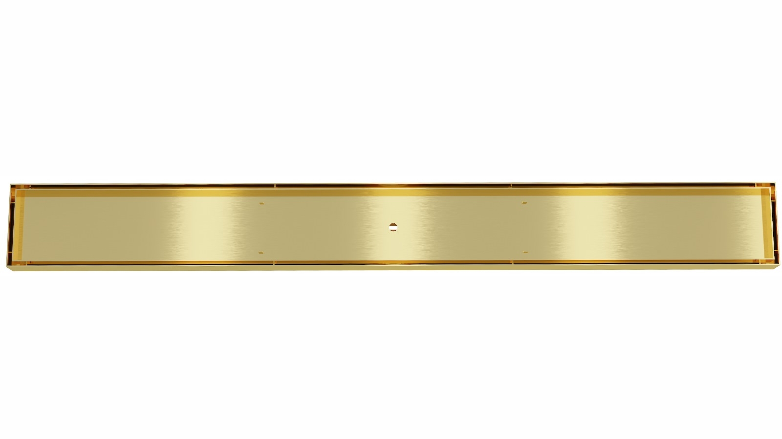 Linsol EzyFlow 900 Tile Insert Channel Grate - Brushed Brass