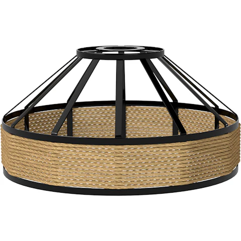 Emitto Vintage Hemp Rope Ceiling Pendant Light Shade Cover
