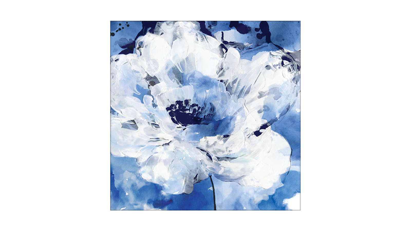 La Grolla Little Blue II Unframed Canvas Wall Art