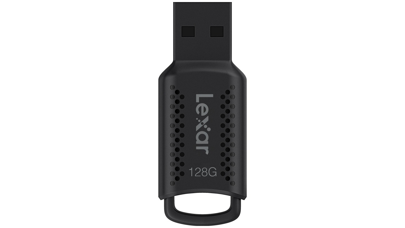 Lexar JumpDrive V400 128GB USB 3.0 Flash Drive - Black Titanium