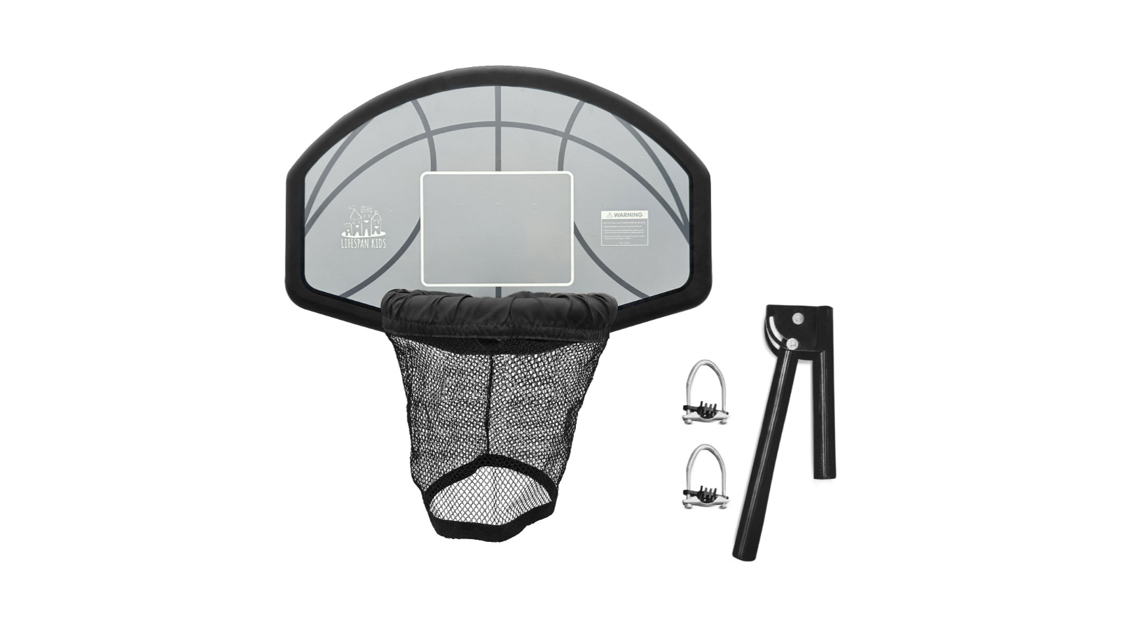 Lifespan Kids Swish Basketball Ring with BR5 Bracket HJ Series Round Trampoline