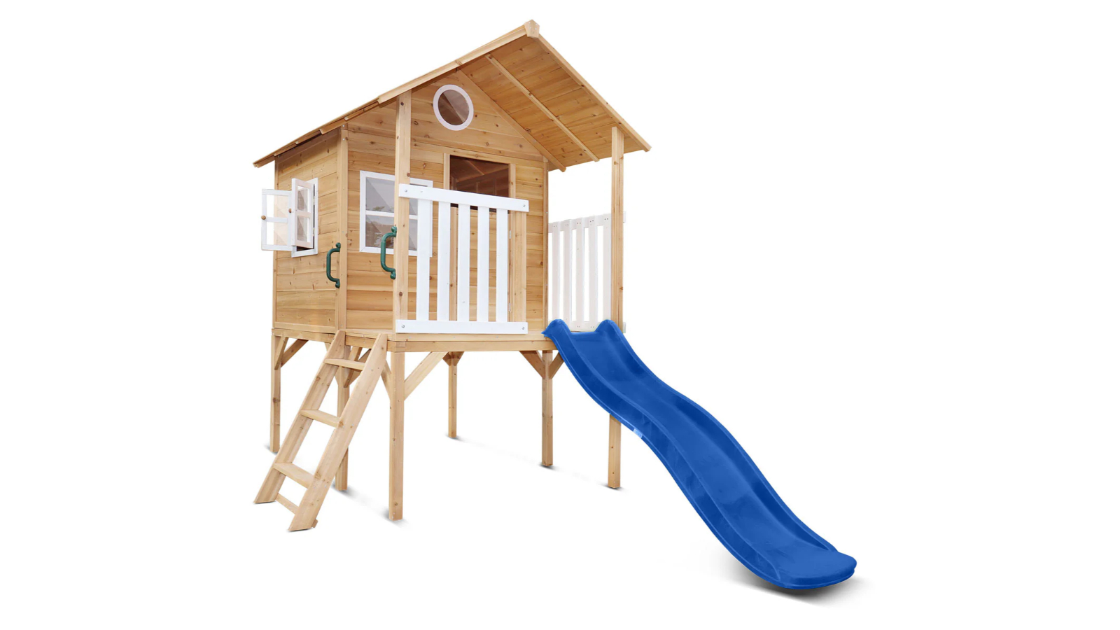 Lifespan Kids 1.8m Archie Elevated Cubby House with Slide - Blue