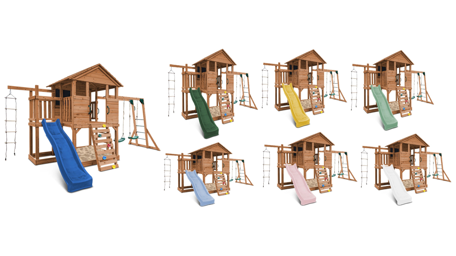 Lifespan 2.2metre Kids Kingston Cubby House with Slide 