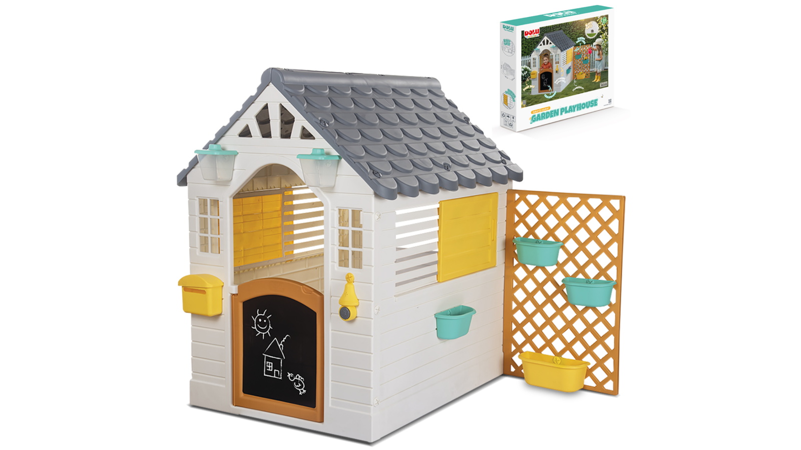 Lifespan Kids Garden Playhouse with Fence