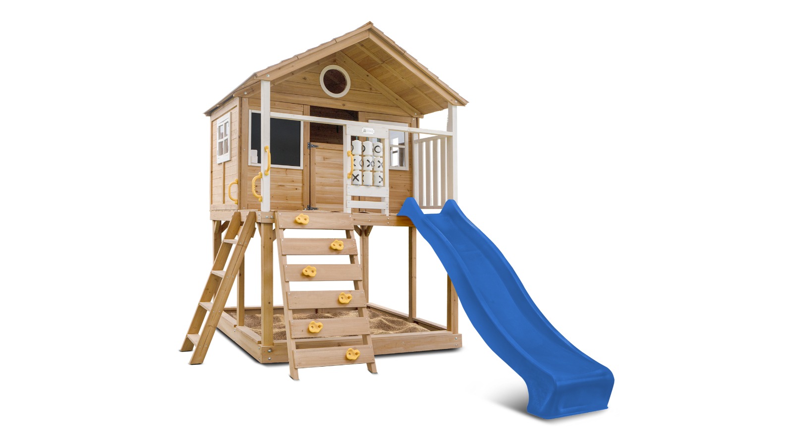 Lifespan Kids 2.2metre Warrigal Cubby House with Slide - Blue