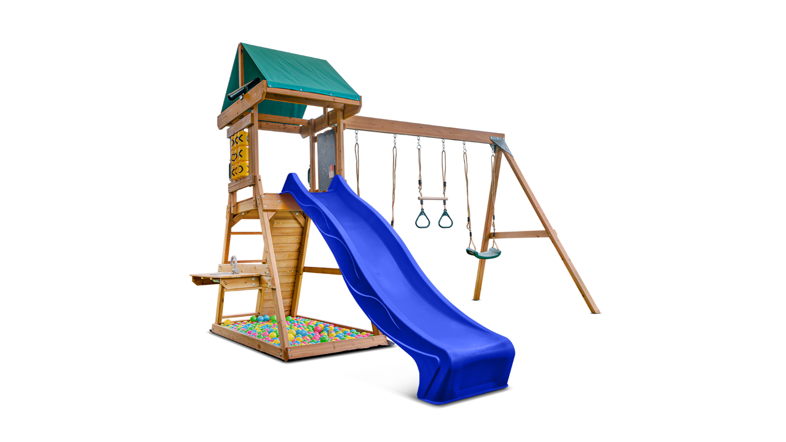 Lifespan Kids Birmingham Play Centre Set with Blue Slide - 2.2metre