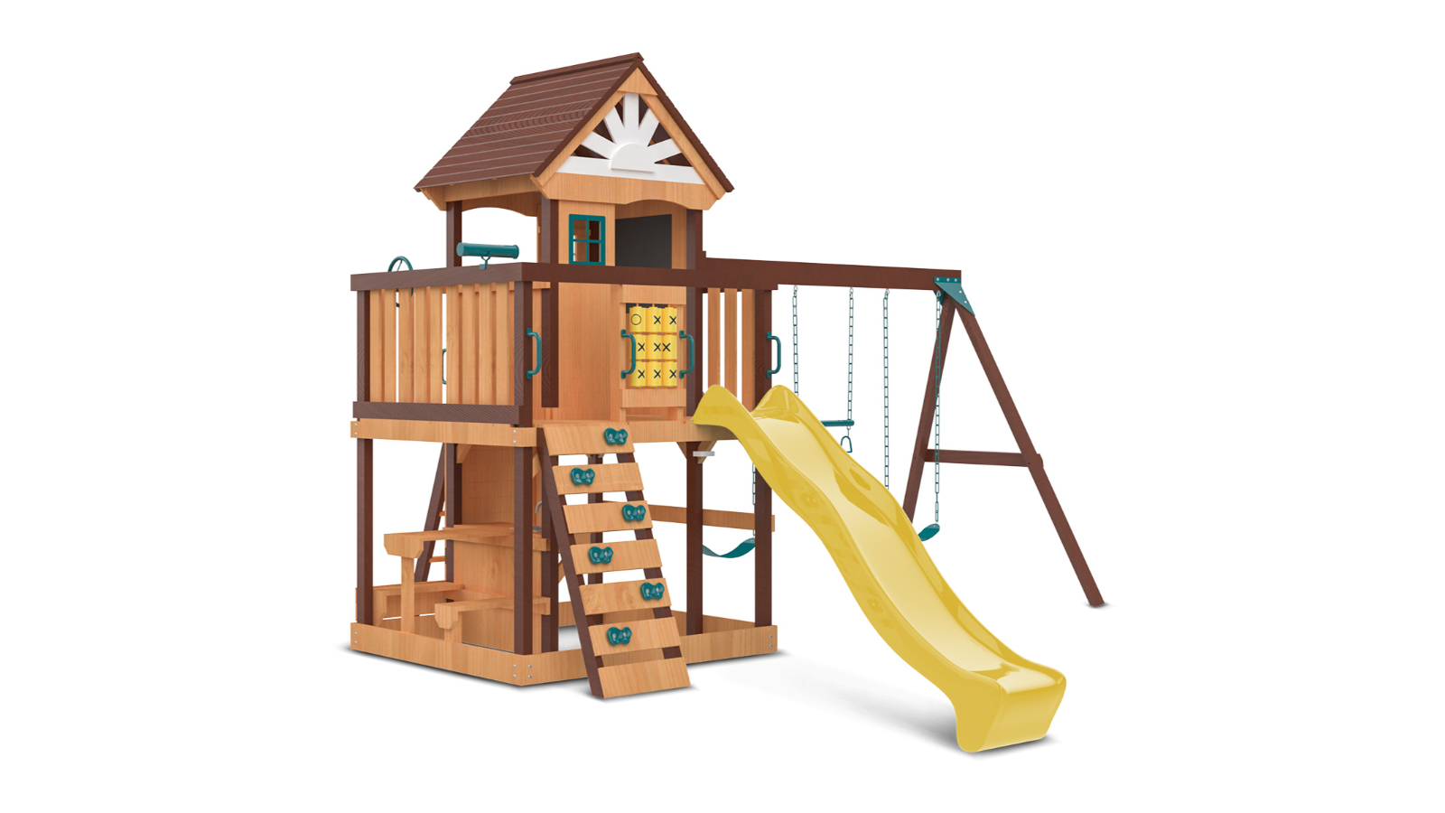 Lifespan Kids Coventry Play Centre Set with Yellow Slide - 2.2metre