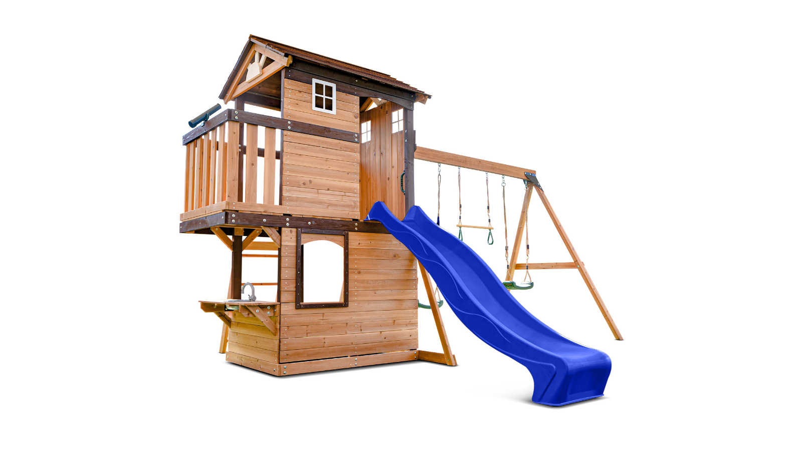 Lifespan Kids Darlington Play Centre Set with Blue Slide - 2.2metre