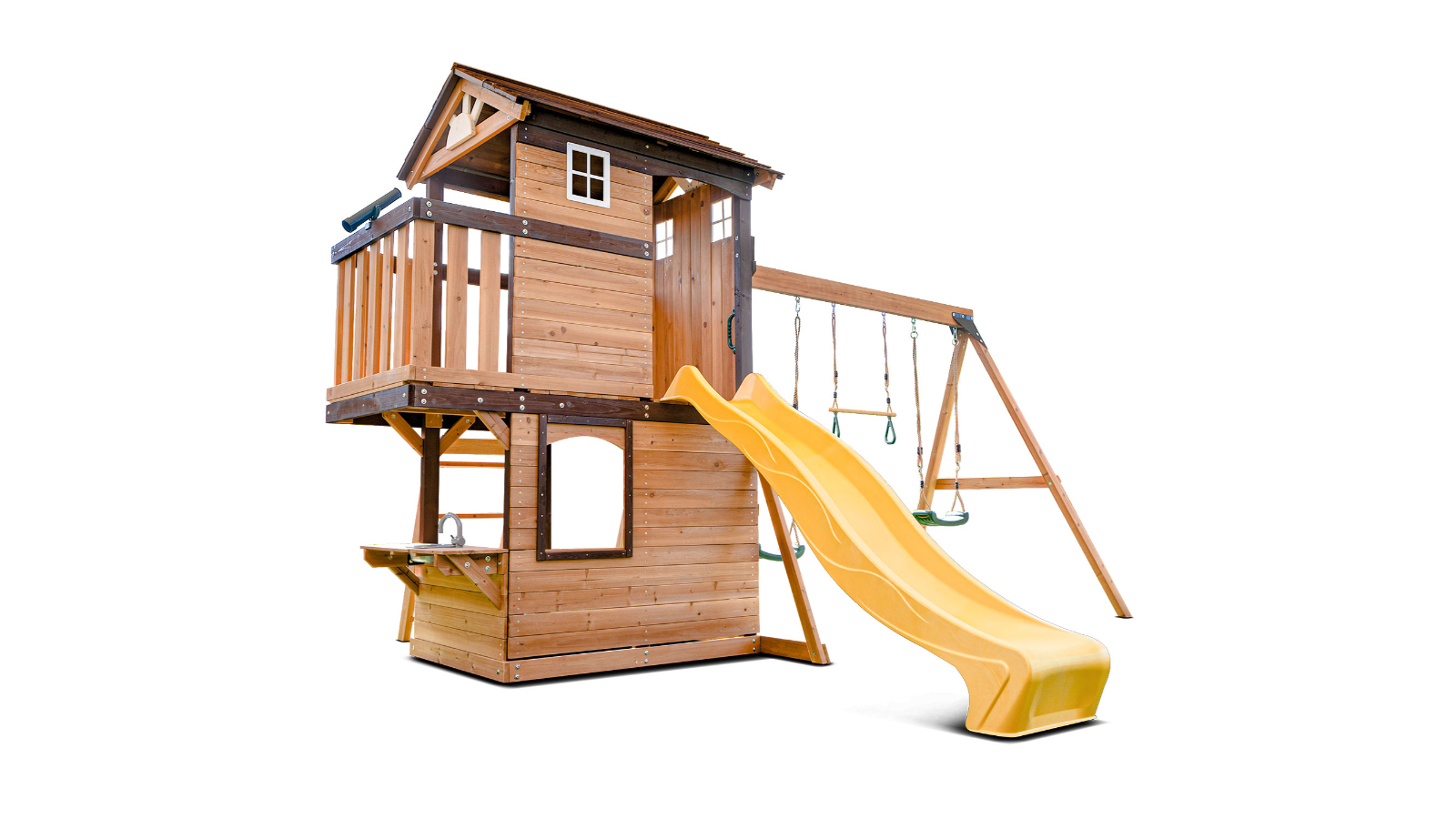 Lifespan Kids Darlington Play Centre Set with Yellow Slide - 2.2metre