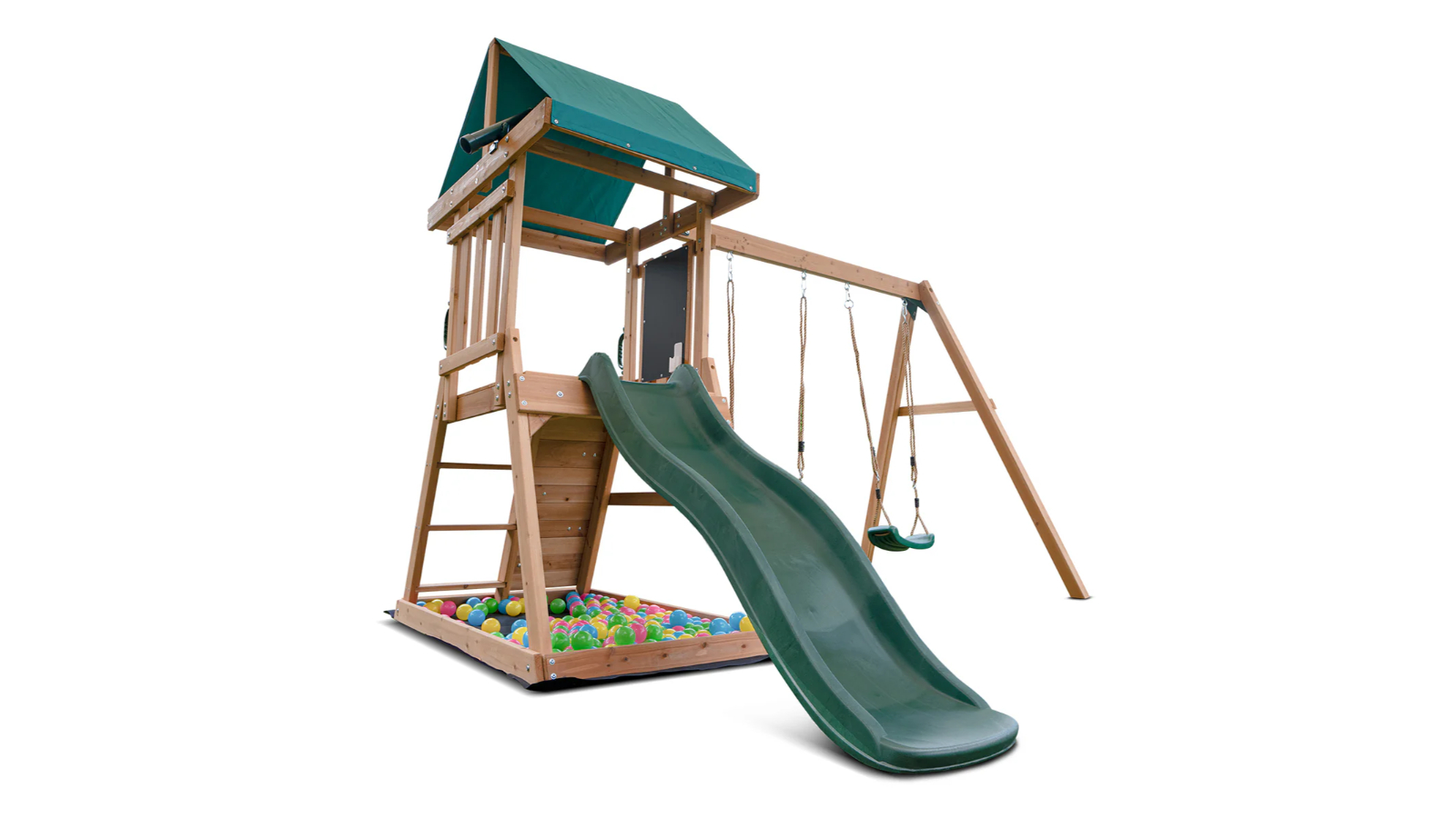 Lifespan Kids Greenvale Play Centre with Green Slide - 1.8metre