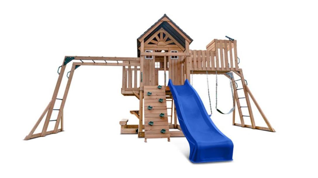 Lifespan Kids Kensington Play Centre Set with 2.2metre Slide - Blue
