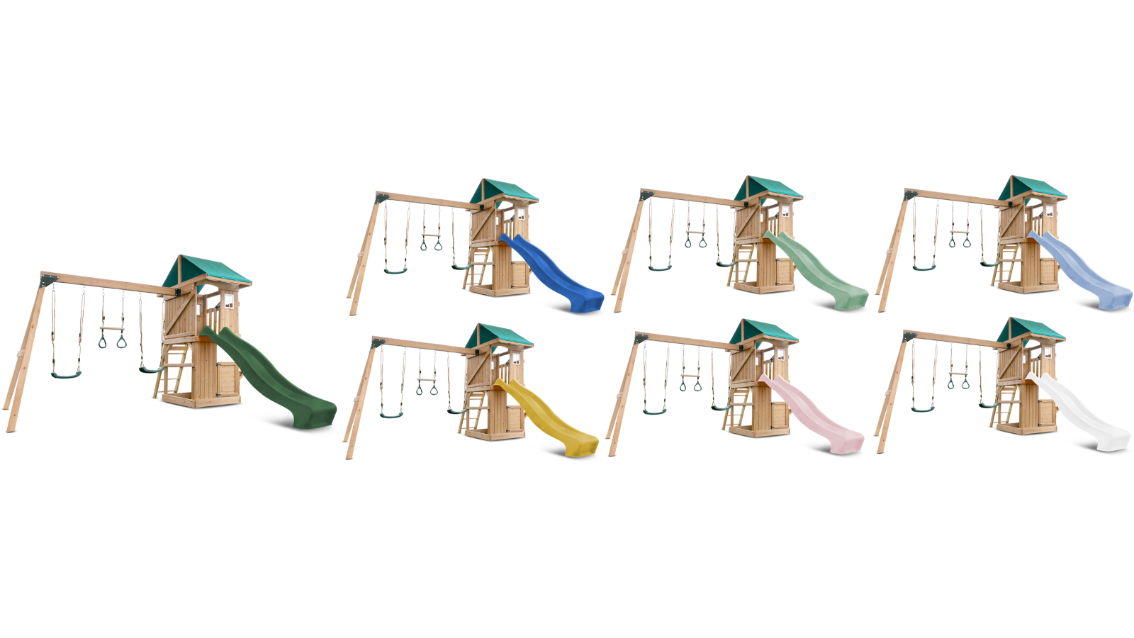 Lifespan Kids 2.2metre Montrose Swing Set and Play Centre with Slide