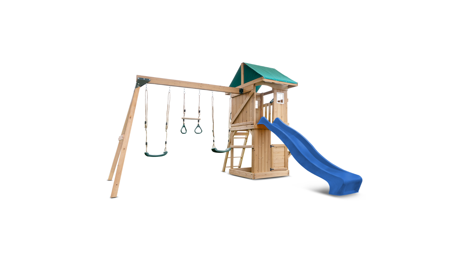 Lifespan Kids 2.2metre Montrose Swing Set and Play Centre with Slide - Blue